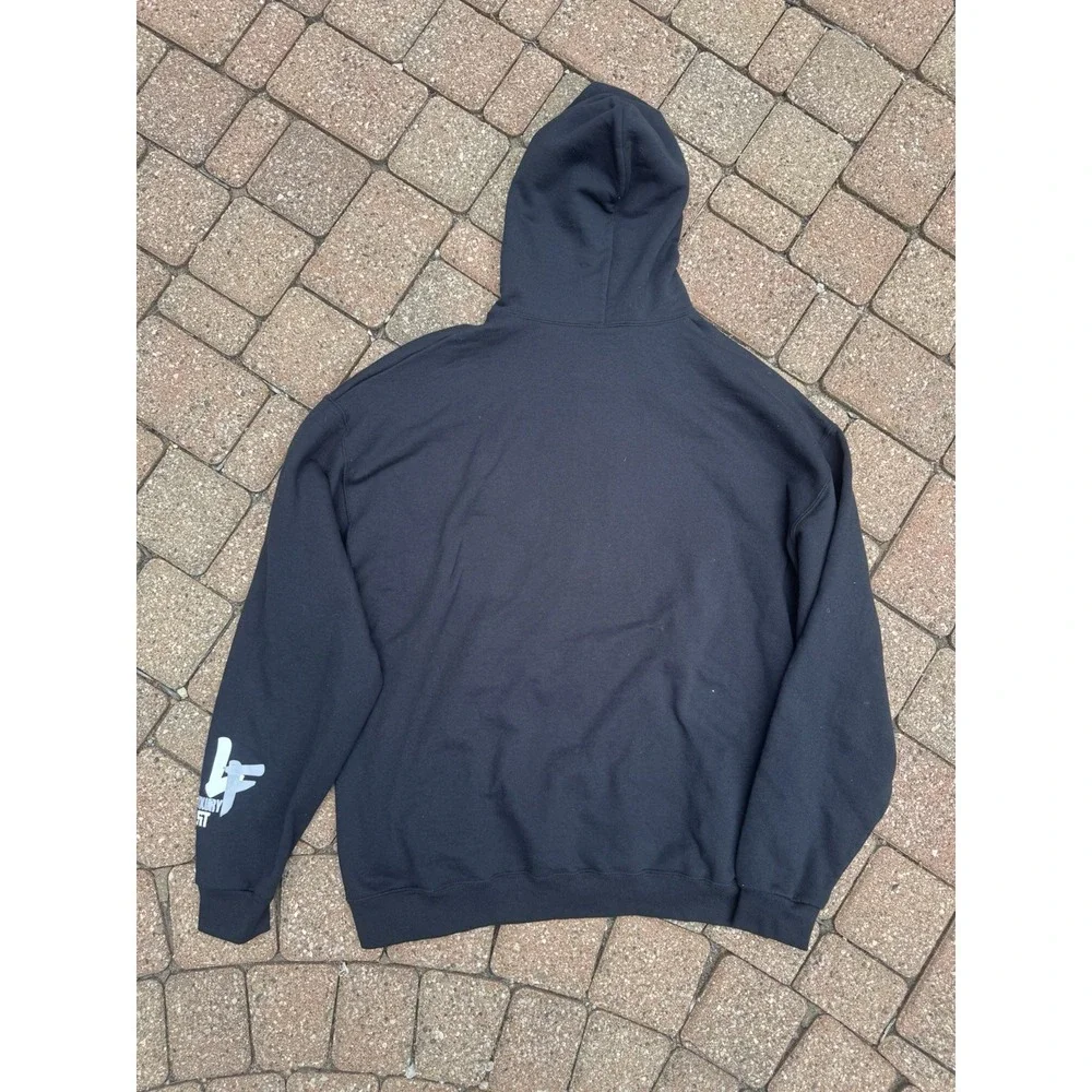 LF Black Hoodie XL‎ luxury Fit Mens Grunge Street Style Hip Hop